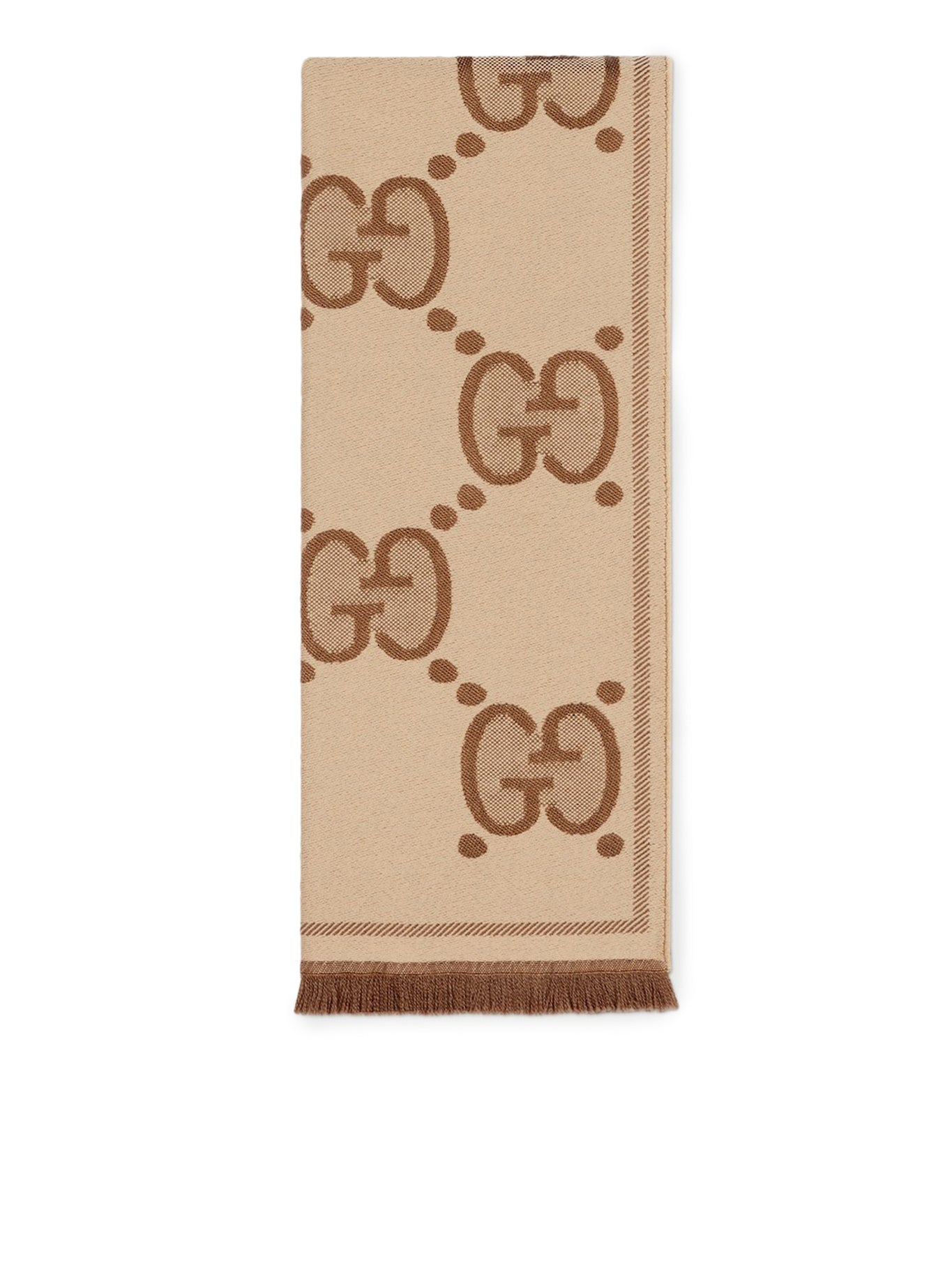 GG Jacquard Wool Scarf - Luxury Warm Winter Accessory for Men & Women - Perfect for Cold Weather, Office, and Outdoor Activities