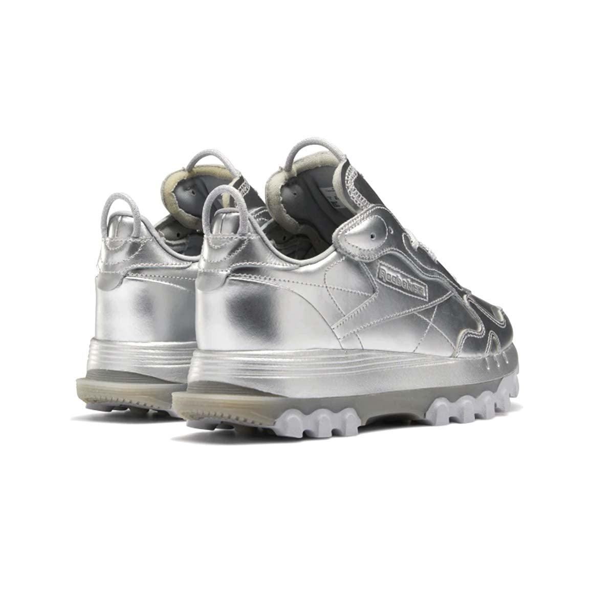 Cardi B Women's Classic Leather Sneakers in Silver - Stylish & Comfortable for Casual Wear, Parties & Everyday Fashion