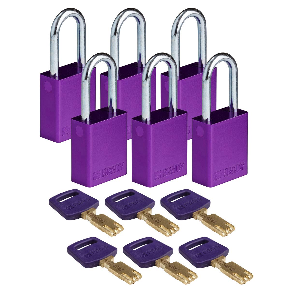 Brady SafeKey Lockout Padlock - 1.5