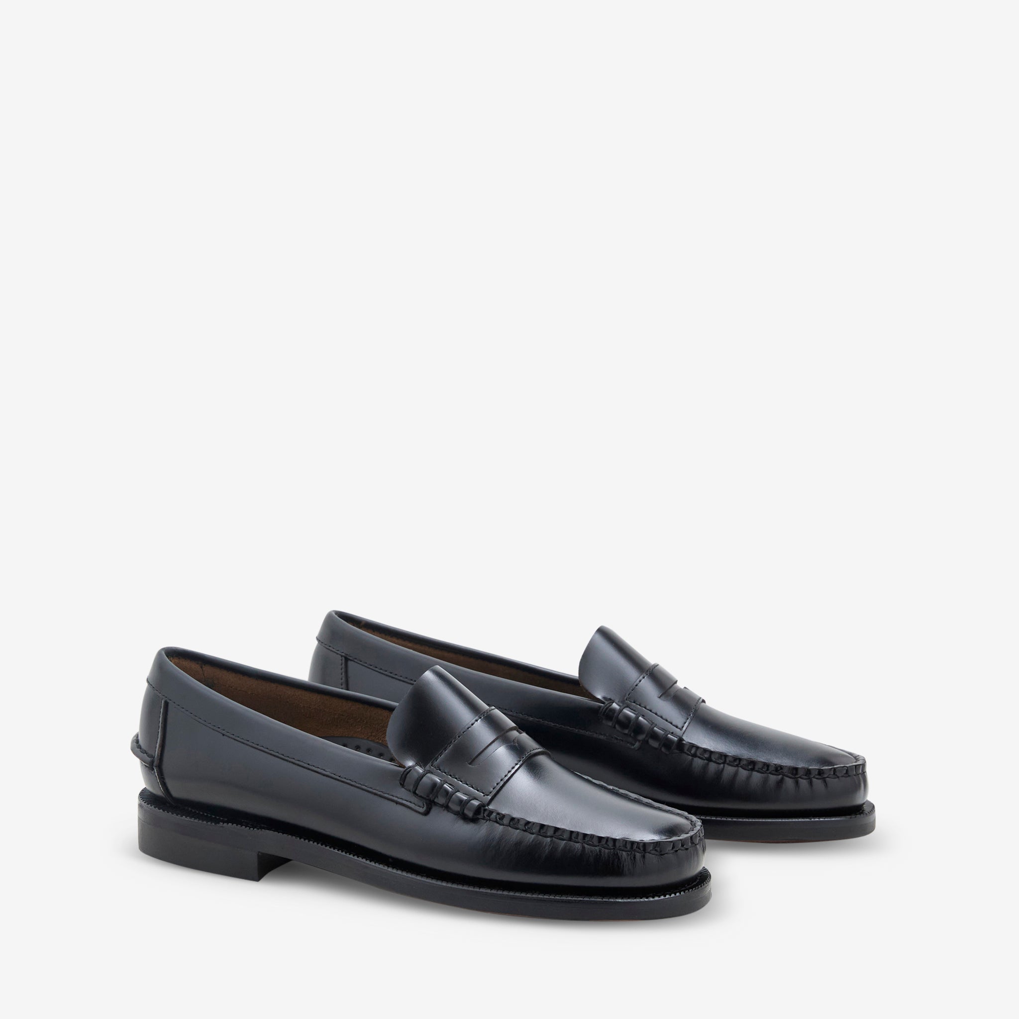 Classic Black Dan Loafers for Men - Comfortable & Stylish Slip-On Shoes for Business, Casual & Office Wear