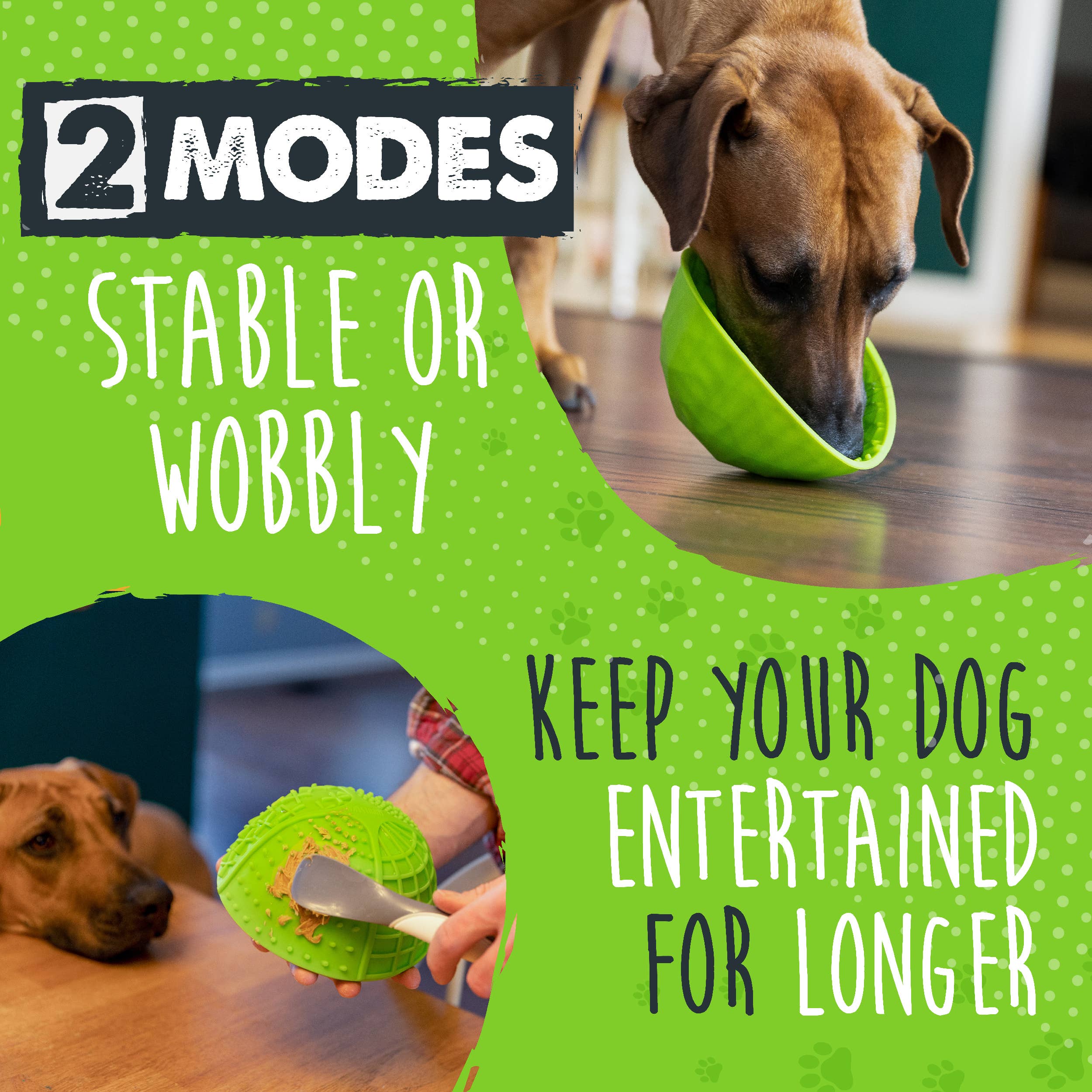 Slow Feeder Dog Bowl for Small & Large Dogs - Non-Slip Pet Food Dish for Fast Eaters - Perfect for Mealtime, Training & Puzzle Feeding