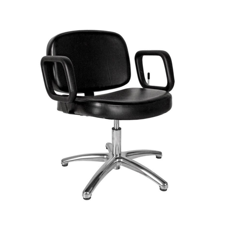 Jeffco Sterling Shampoo Chair - Professional Salon Shampoo Bowl Chair with Adjustable Height & Headrest - Perfect for Hair Washing in Salons, Spas & Home Use