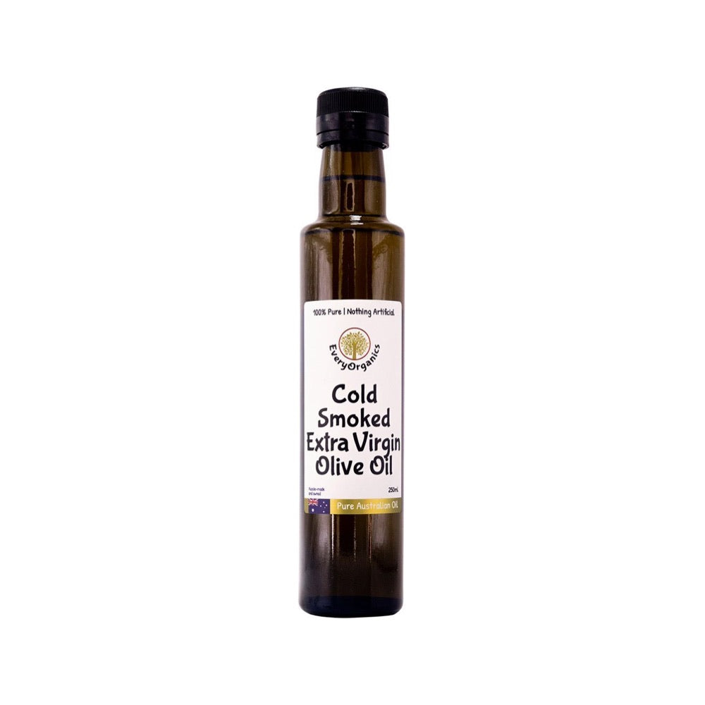 Premium Cold Smoked Extra Virgin Olive Oil 250ml - 100% Pure Australian, Unfiltered & Rich in Antioxidants - Perfect for Salads, Cooking & Gourmet Recipes