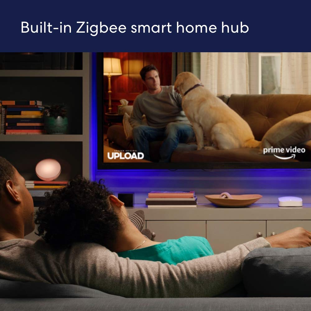 Refurbished Amazon eero Pro 6 Tri-Band Mesh WiFi 6 Router with Built-in Zigbee Smart Home Hub - Perfect for Whole Home Coverage & Smart Device Connectivity