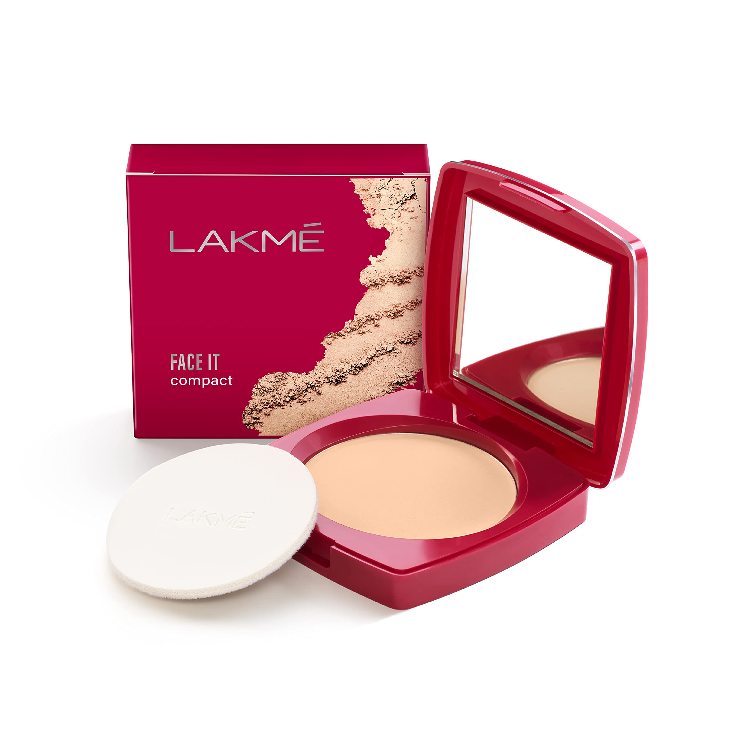 Lakmé Perfecting Liquid Foundation - Marble Shade, Waterproof Full Coverage Long Lasting Makeup with Vitamin E | Lightweight Oil-Free Formula for Dewy Glow Finish (27ml) & Face It Compact (9g) - Ideal for Daily Wear, Special Occasions, and Photography