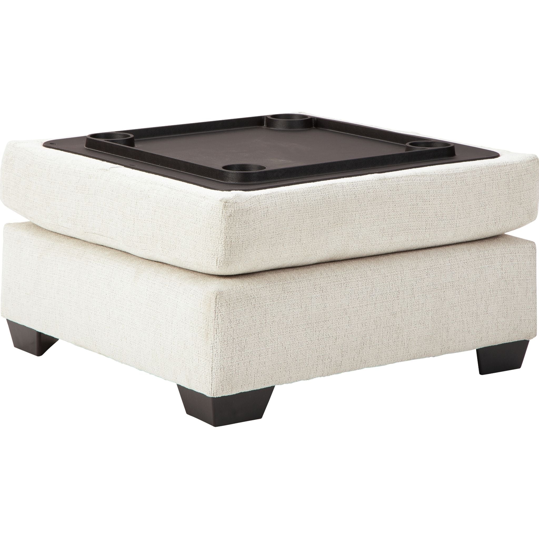 Brantley Storage Ottoman with Lift Top - Snow White - Versatile Footrest, Coffee Table & Hidden Storage for Living Room, Bedroom & Dorm