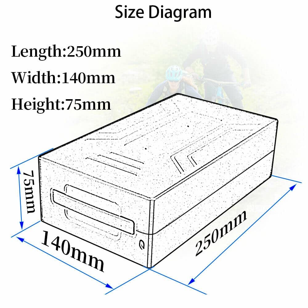 XBERSTAR 18650 Battery Storage Box - DIY Plastic Battery Organizer Case for Series Connection (Black) - Perfect for Home, Office, and Workshop Battery Organization