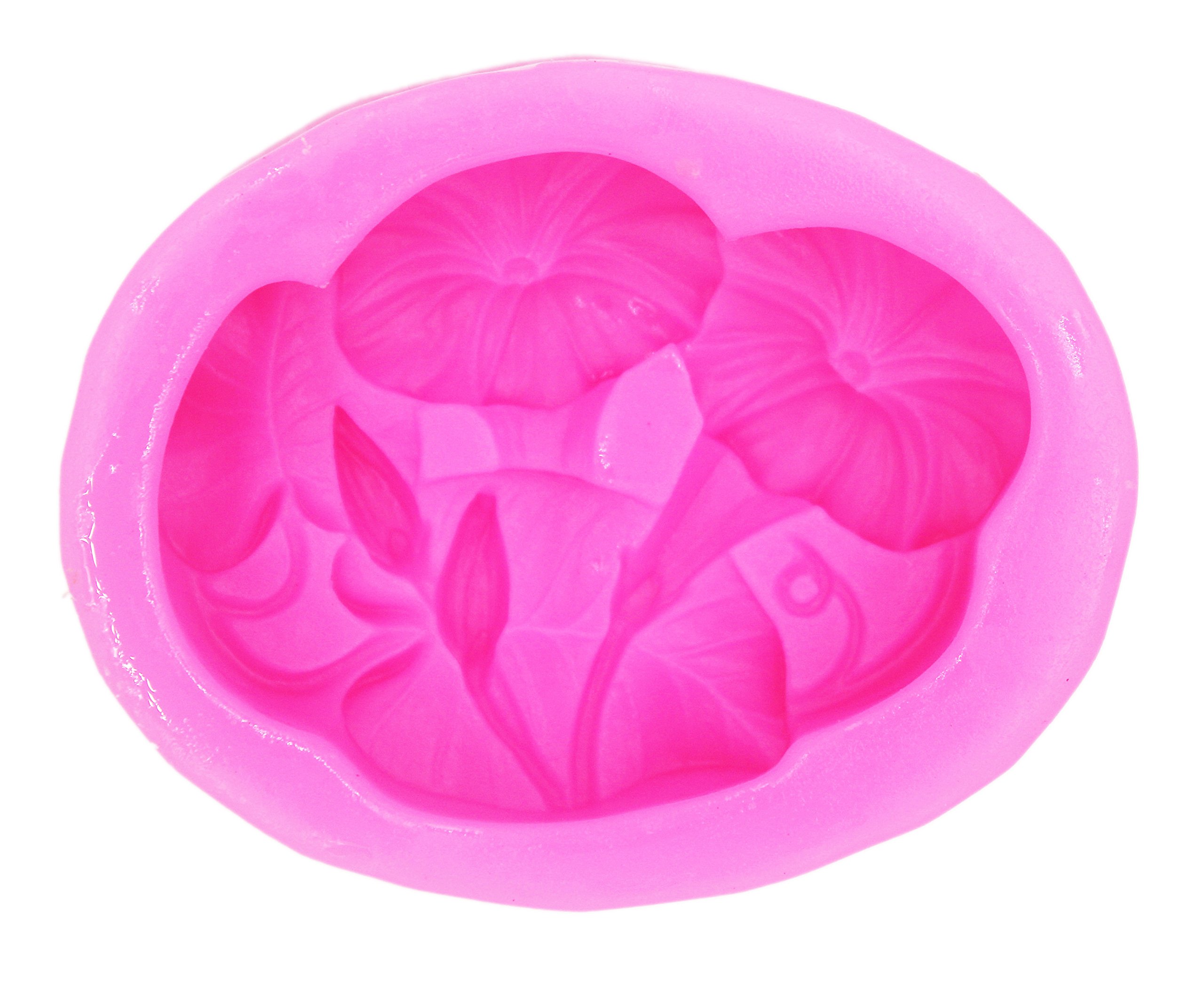 Morning Glory 50103 Silicone Soap Mold Set for DIY Handmade Soap Making - 6 Cavity Craft Molds for Bath Bombs, Candles & Resin Art - Perfect for Home Spa, Gift Making & Craft Projects