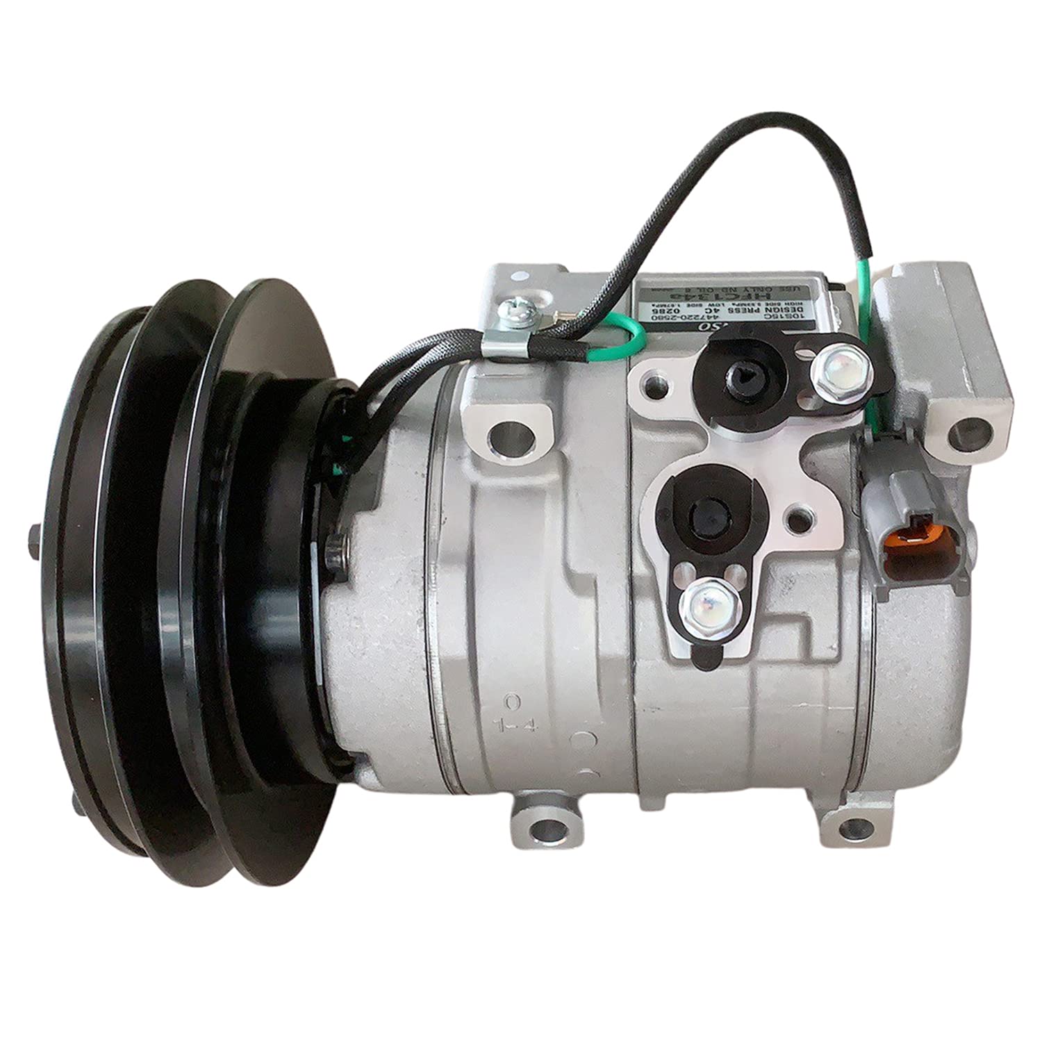 Komatsu Excavator AC Compressor Replacement for PC130-8 PC400-8 PC450-8 PC78US-8 PC160LC-8 PC190LC-8 PC270-8 PC200-8 PC200LC-8 PC220-8 Models - Heavy Duty Air Conditioning System Part for Construction Equipment