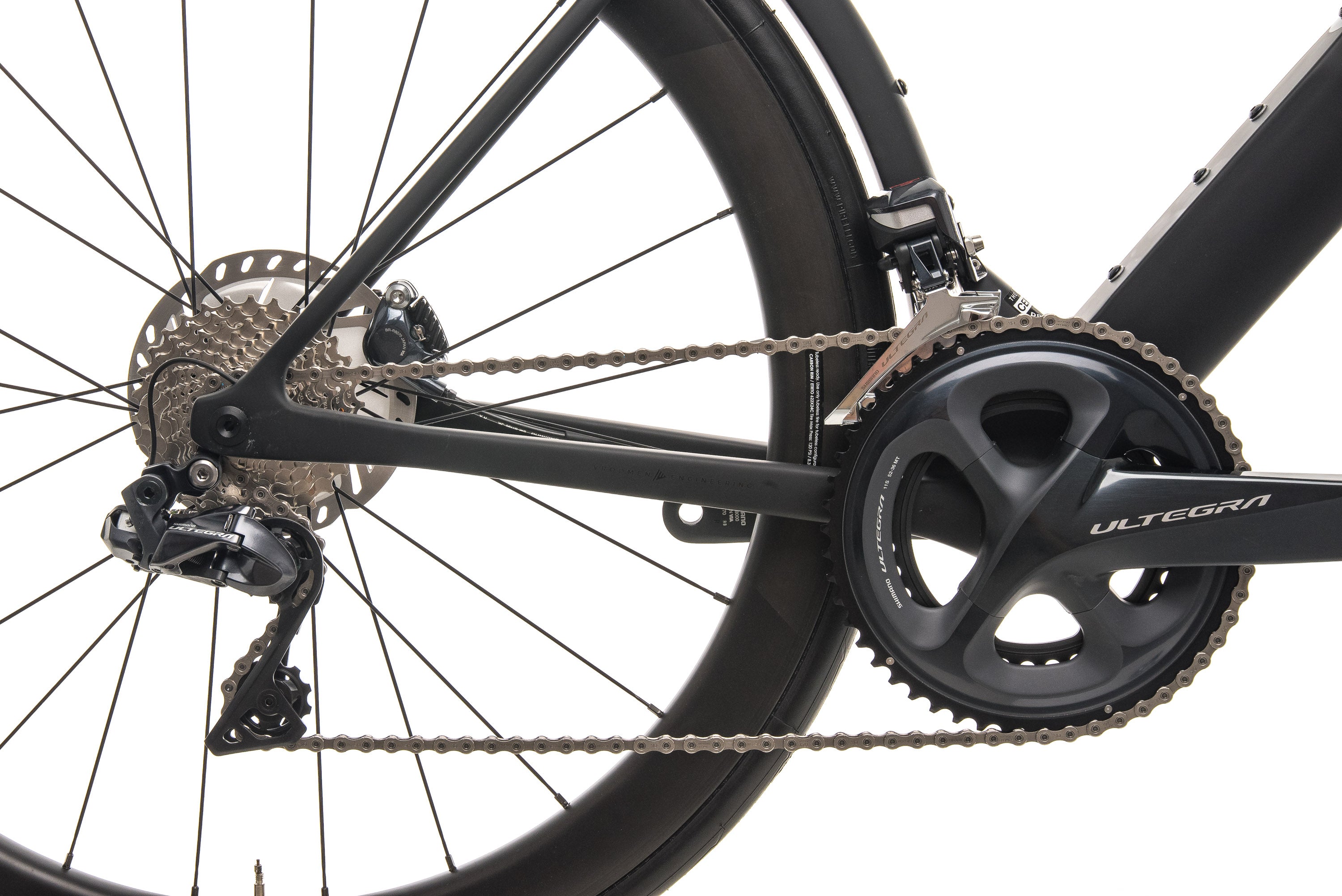 2020 3T Strada Due Team Stealth Ultegra Di2 Carbon Road Bike - Size Small | Lightweight Aero Racing Bike for Competitive Cyclists & Endurance Rides