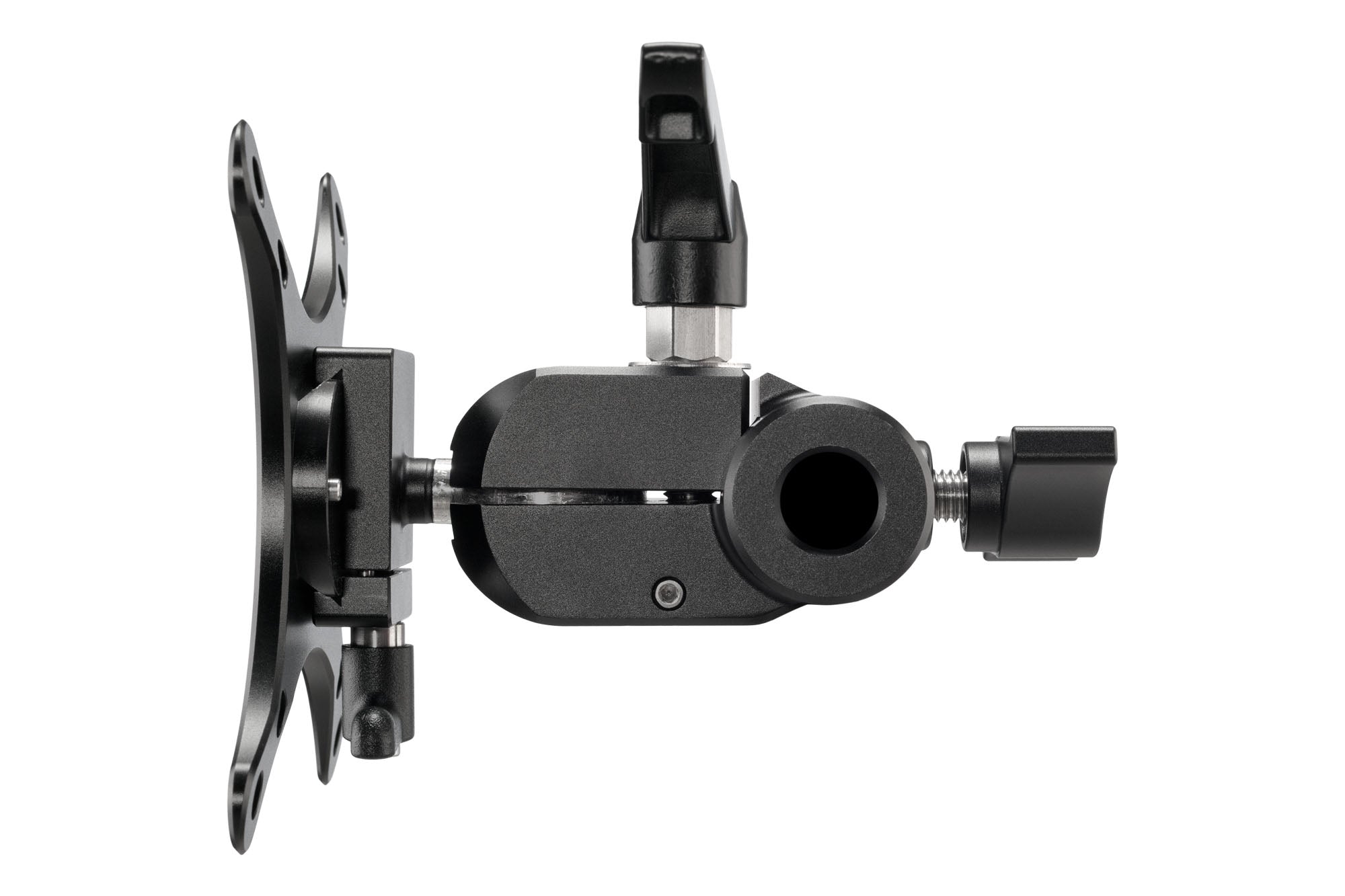 Ultra QR Articulating Monitor Mount - Adjustable Baby Pin & C Stand Clamp for Studio, Photography & Video Production - Perfect for DSLR Cameras, LED Lights & Monitors