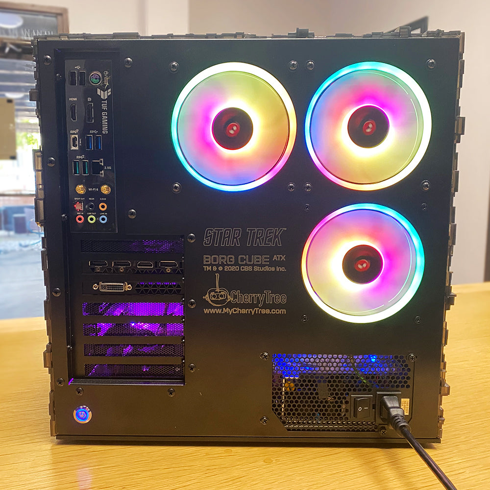Star Trek Borg Cube ATX PC Case - Gaming Computer Tower for Sci-Fi Fans | Perfect for Themed Builds & Collectors