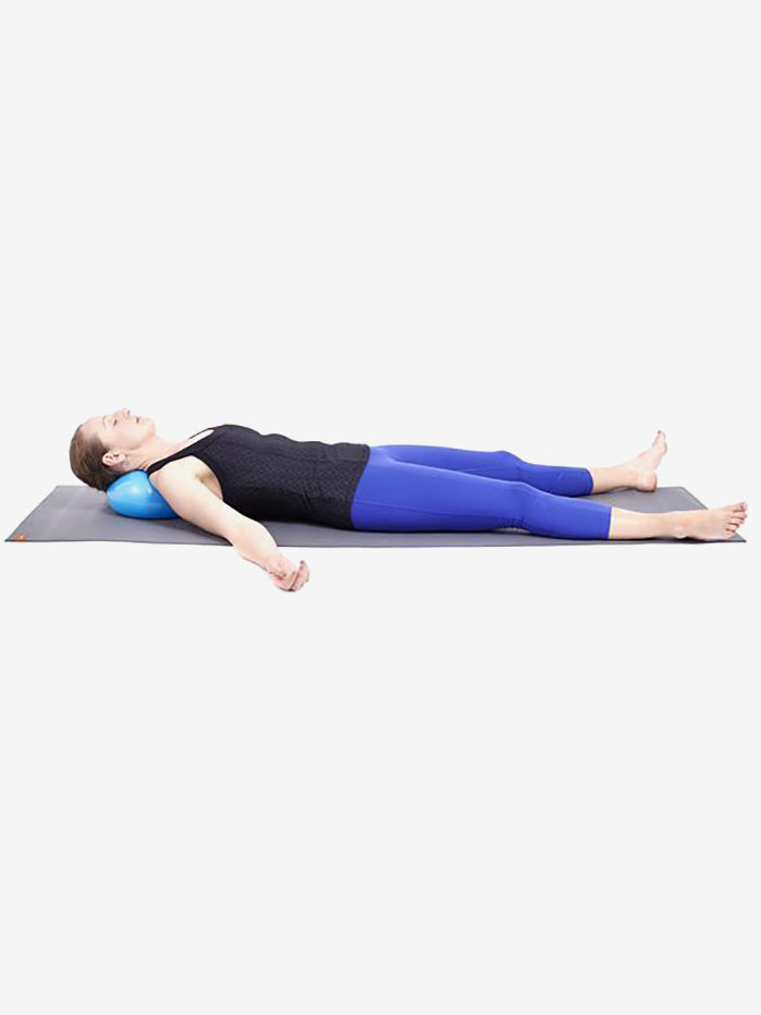 Yogamatters Blue Exercise Ball 18cm - Anti-Burst Stability Ball for Yoga, Pilates, Home & Gym Workouts - Perfect for Fitness, Therapy & Core Training