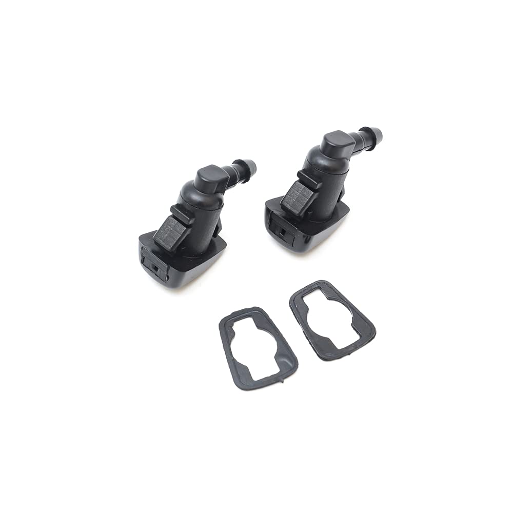 Jeep Chevy Malibu Pontiac Saturn Aura Front Windshield Washer Nozzle Replacement - Fits Models 55372143AB, 55079049AA, 5182367AA - Perfect for Rainy Weather and Winter Driving