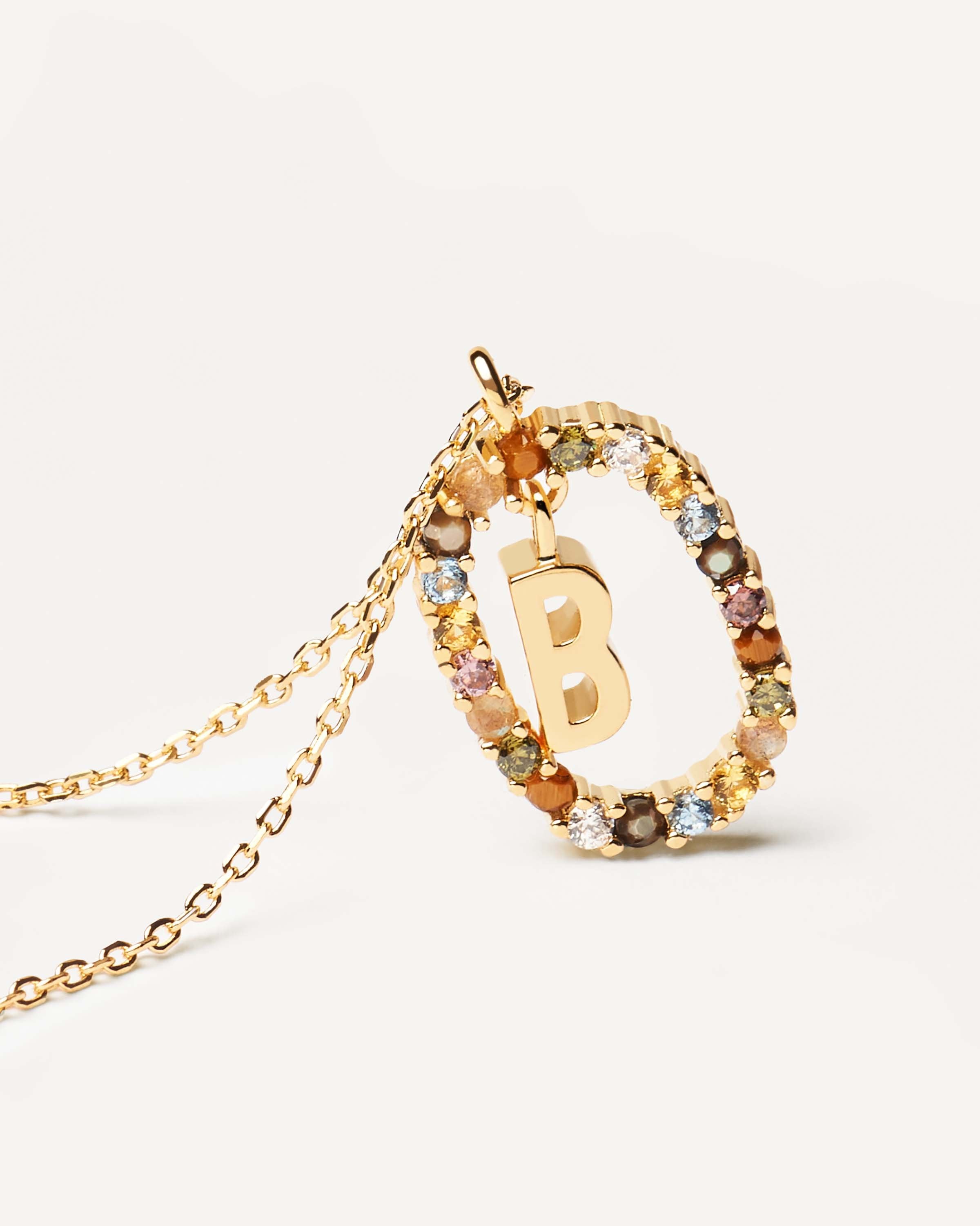 Letter B Necklace for Women - Personalized Initial Pendant Jewelry - Perfect for Gifts, Birthdays & Everyday Wear