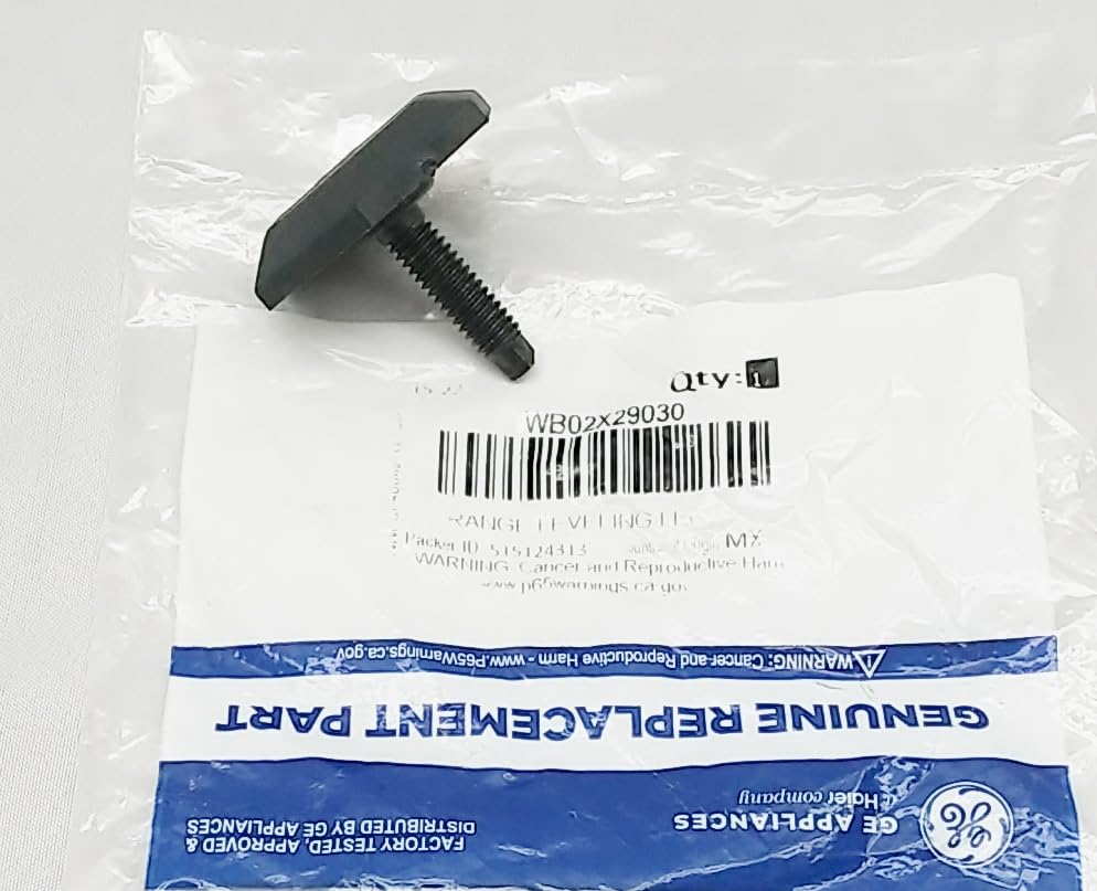 Genuine OEM WB02X29030 Range Oven Stove Leveling Leg - R2-B16 - EA231116 - Perfect for Kitchen Appliance Repair & Installation