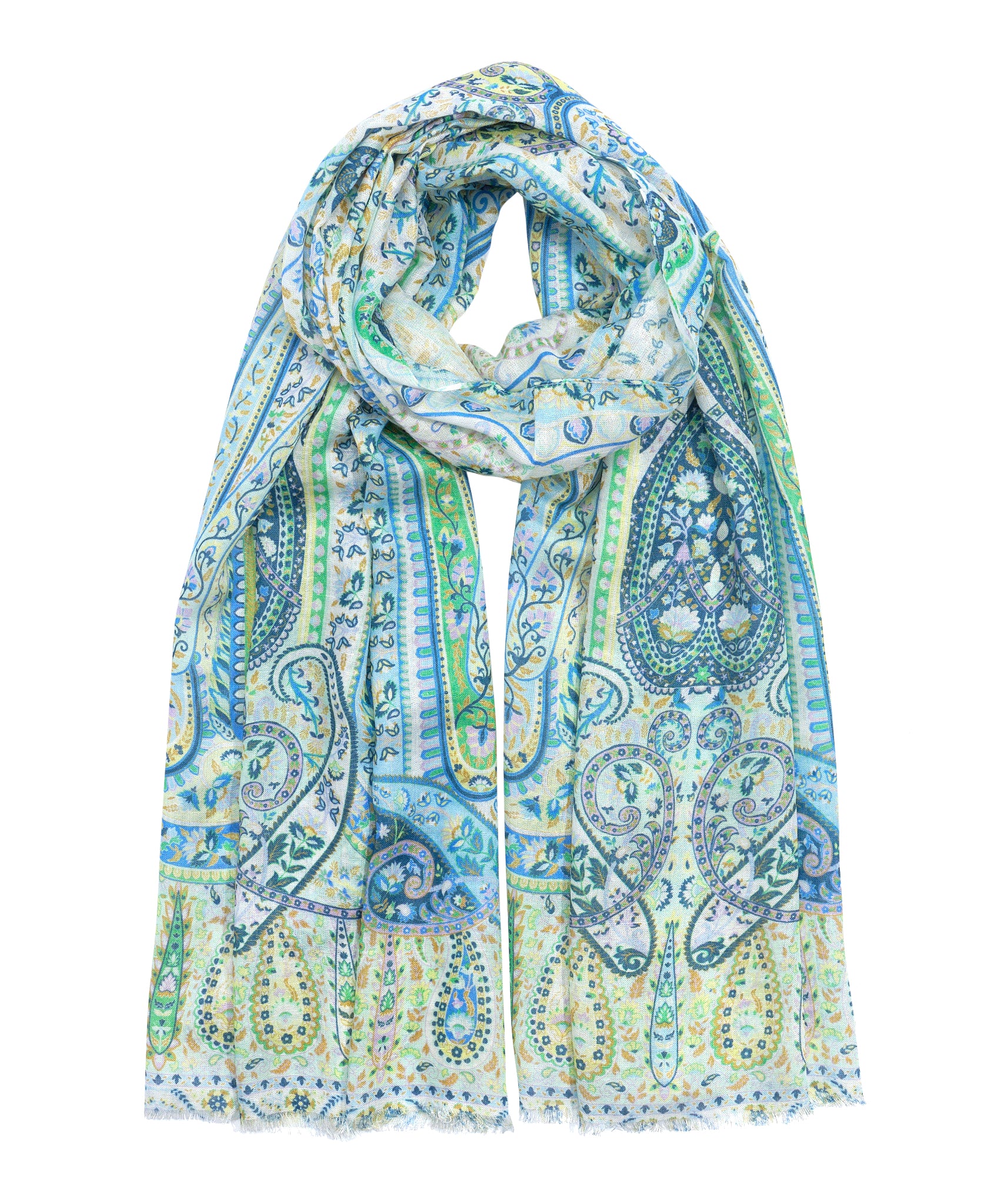 Palermo Paisley Wrap - Stylish Shawl for Women | Lightweight & Versatile Fashion Accessory | Perfect for Parties, Weddings & Evening Outfits