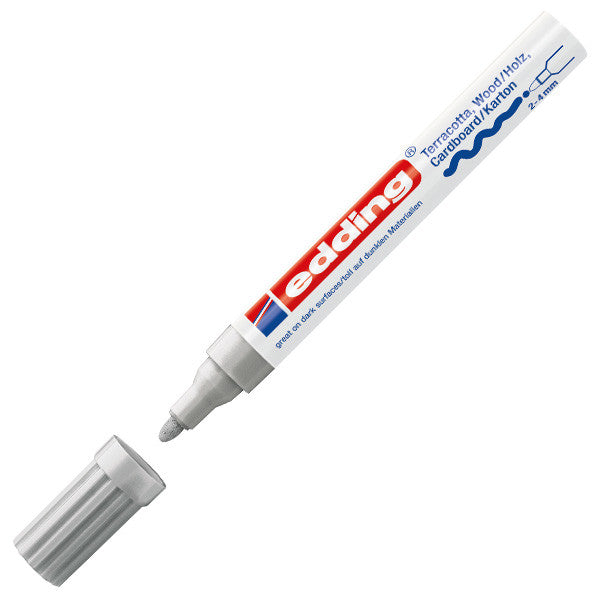 edding 4000 Matt Paint Marker - Medium Point Permanent Marker for Metal, Glass, Plastic - Ideal for DIY Crafts, Signage & Industrial Labeling