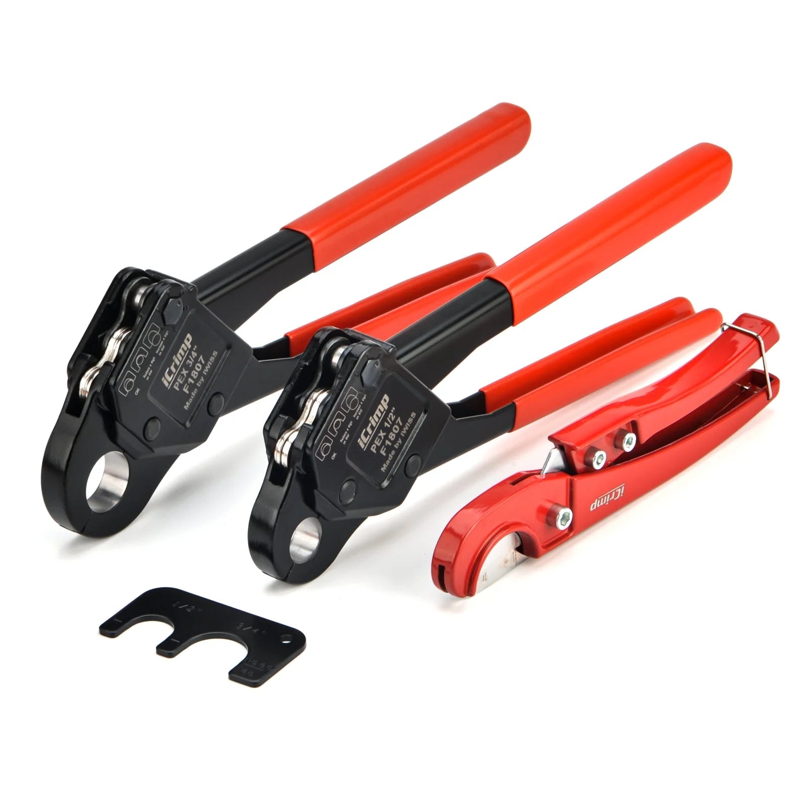 Professional Angle PEX Crimper Tool Kit for 1/2