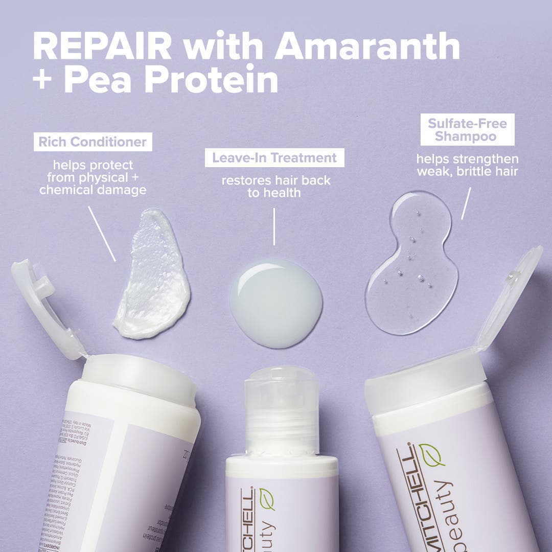 Clean Beauty Repair Shampoo for Damaged Hair - Sulfate-Free & Vegan Hair Care Solution for Dry, Frizzy Hair - Perfect for Daily Use & Color-Treated Hair