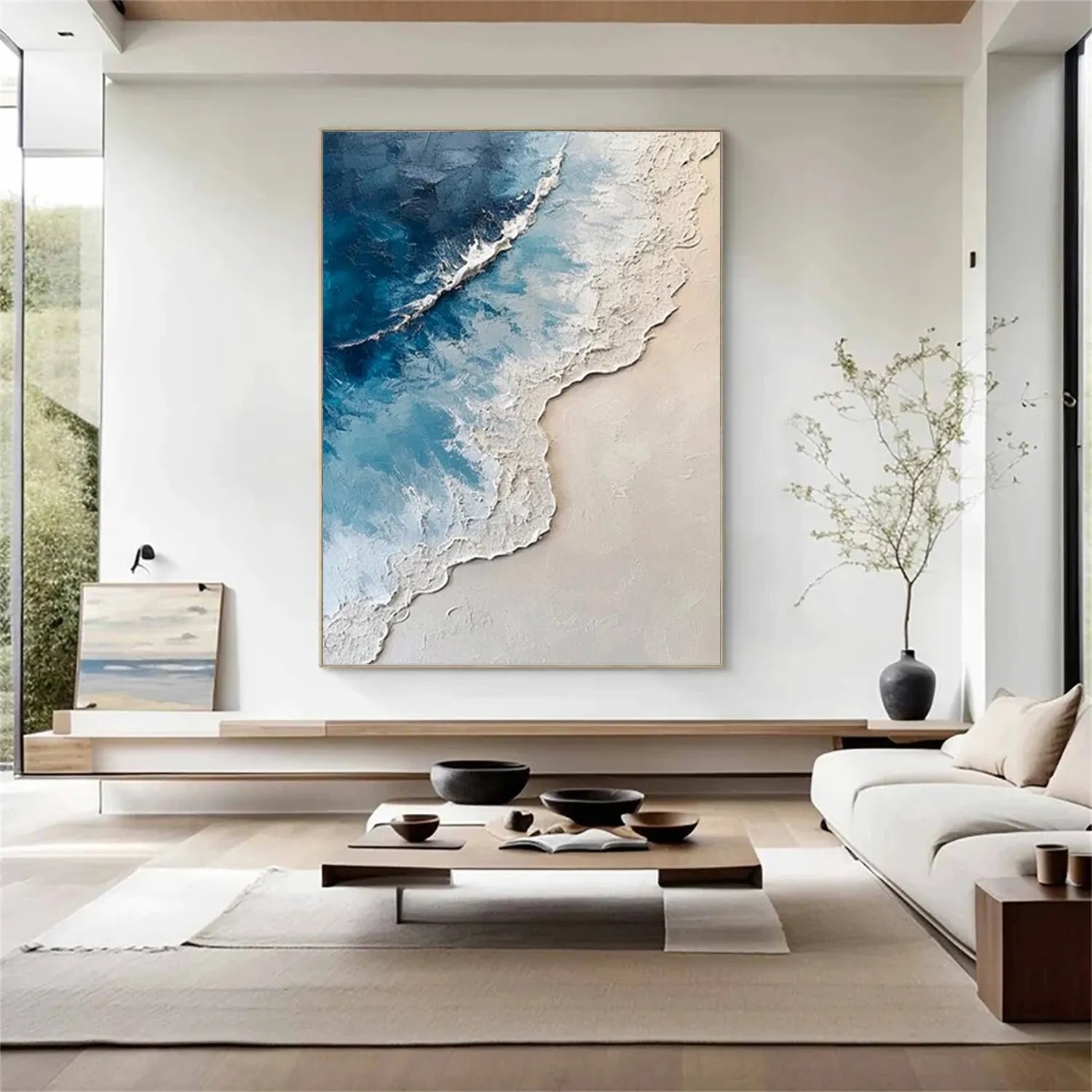 Ocean and Sky Painting #OS 205 - Stunning Coastal Wall Art for Living Room, Bedroom & Office Decor