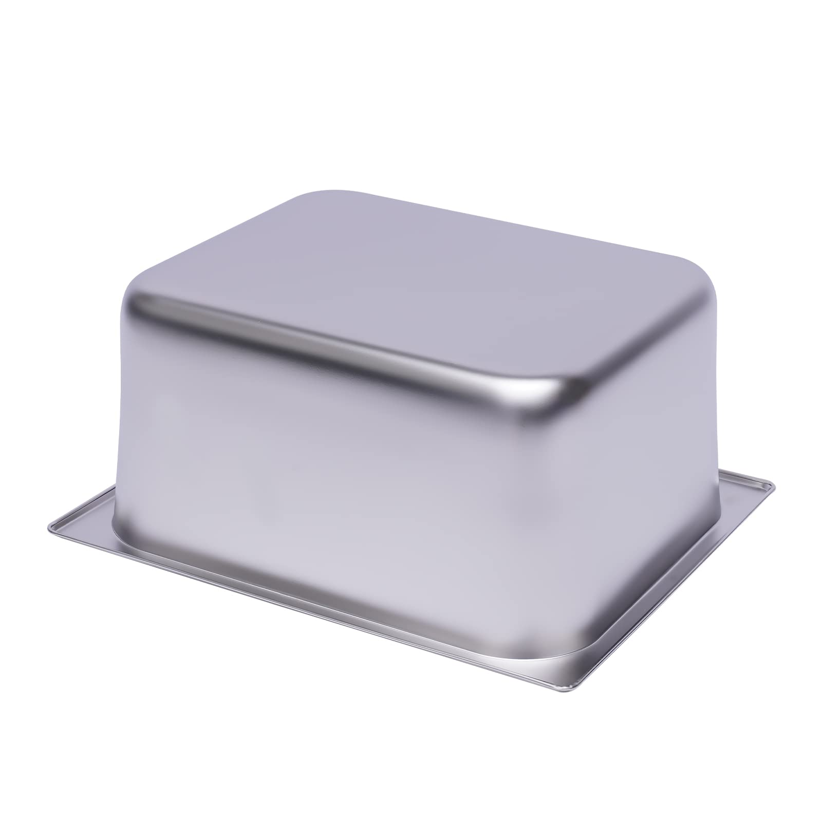 6 Pack Stainless Steel Half Size Hotel Pans - 6