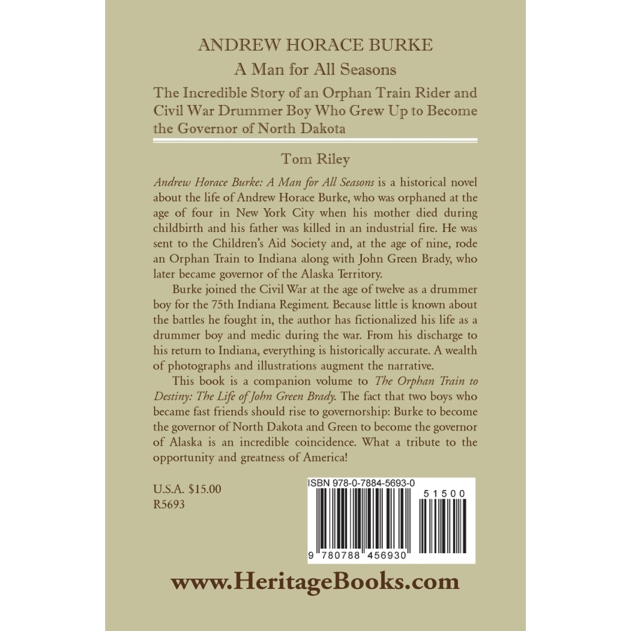 Andrew Horace Burke: A Man For All Seasons - Biography & Historical Insights | Perfect for Book Clubs, History Enthusiasts & Gift Giving