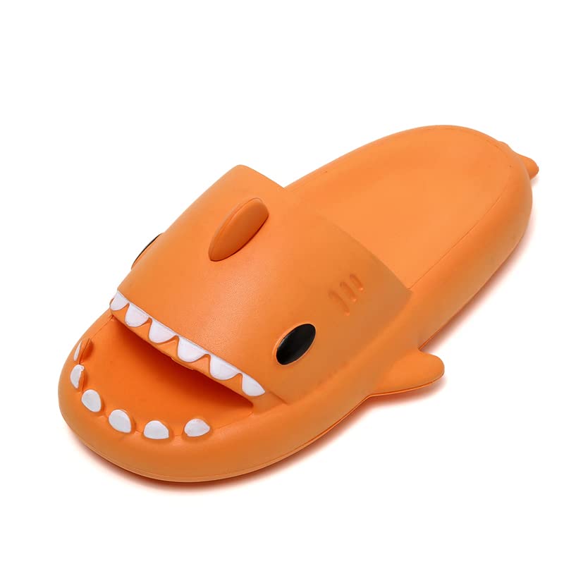 PLMOKN Women's Shark Slide Slippers - Soft Pillow Sandals for Men & Women, Non-Slip Open Toe Summer House Shoes for Bedroom, Beach, Pool - Cute Animal Cloud Slippers for Indoor & Outdoor Comfort