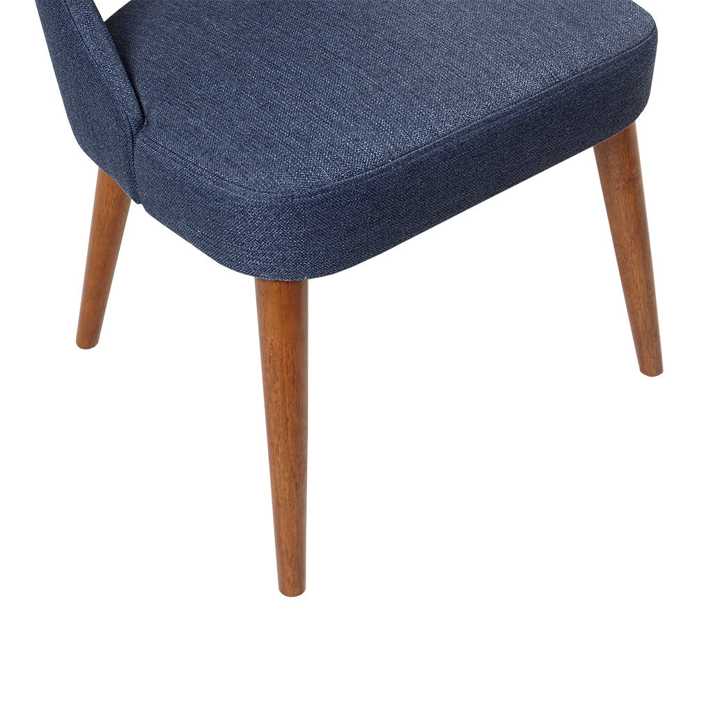 Modern Dining Side Chairs Set of 2 - Sturdy Wooden Kitchen Chairs with Padded Seat - Perfect for Dining Room, Breakfast Nook, Small Spaces & Home Office