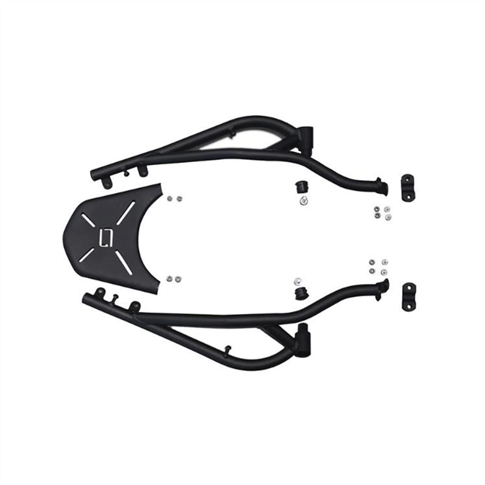 Tantisy CNC Motorcycle Rear Rack Armrest Tail Shelf - High-Quality S-OCO TS TC Modification Accessories (Black) | Perfect for Custom Bike Upgrades & Enhanced Riding Comfort