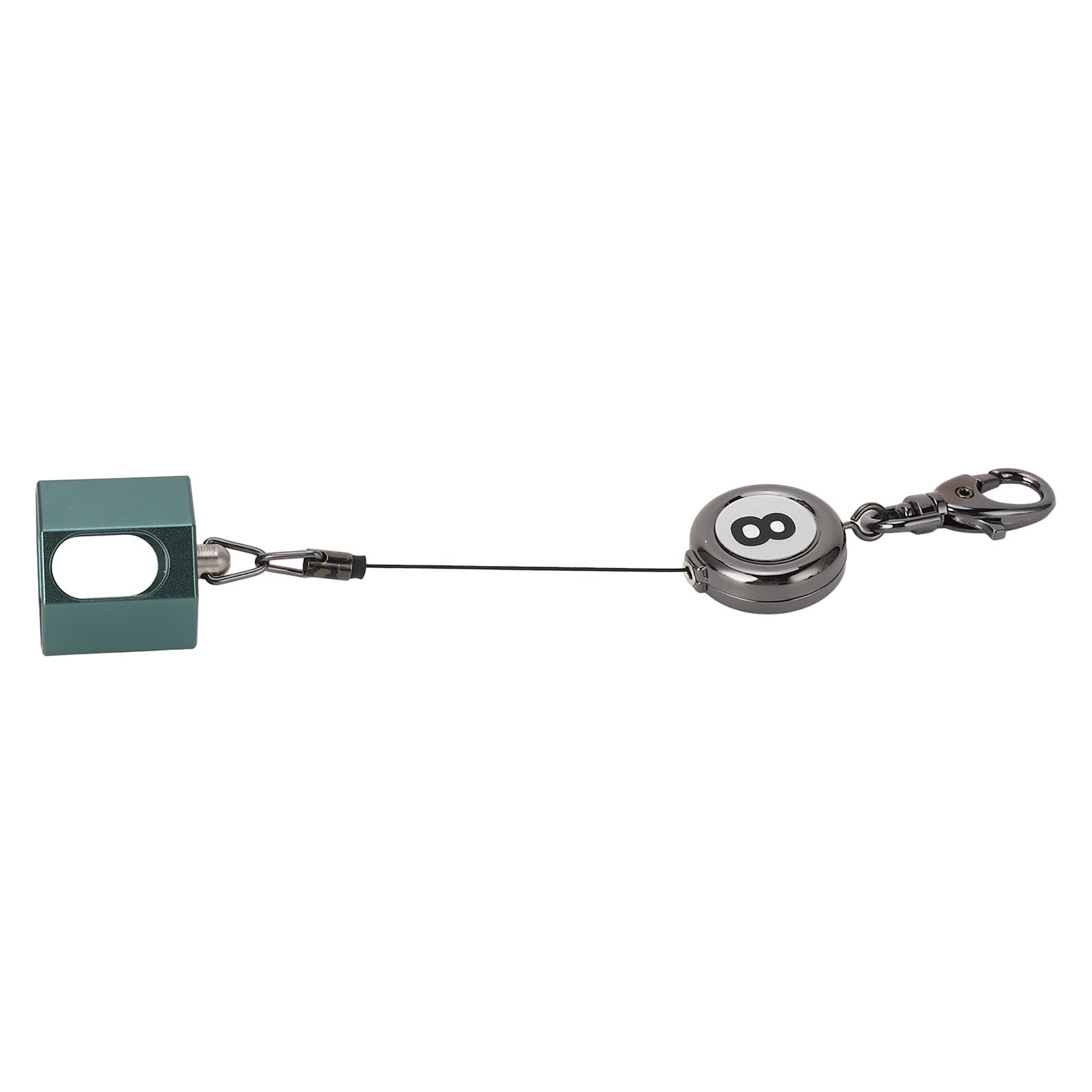 **Magnetic Billiard Chalk Holder - Retractable Pool Cue Chalk Bag with Belt Clip for Easy Access | Perfect for Pool, Snooker & Billiards Players**