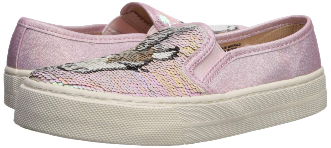 The Children's Place Girls' Sparkle Slip-On Sneakers | Lightweight Comfort Shoes for School, Play & Everyday Wear