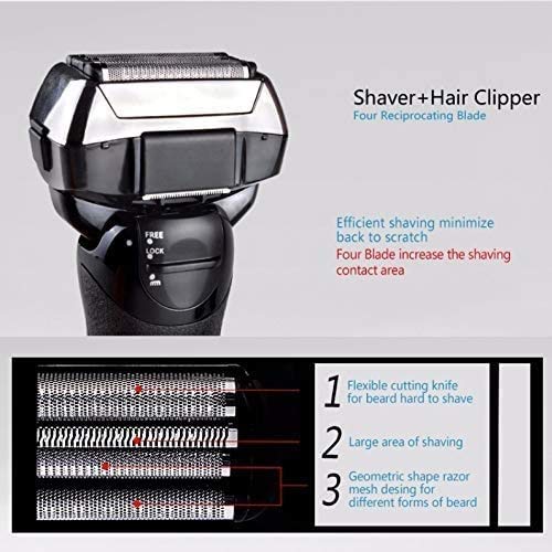 Premium Electric Razor for Men - Rechargeable Wet & Dry Foil Shaver with Precision Trimmer | Washable & Easy Clean | Perfect for Travel, Daily Grooming & Sensitive Skin Care