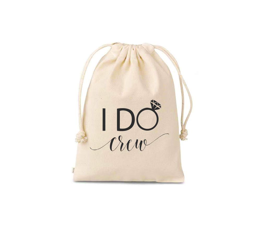 Set of 10 Premium Muslin Drawstring Favor Bags - Perfect for Bachelorette Parties, Bridal Showers & Wedding Decorations | Bridesmaid Gift Bags, Hangover Recovery Kits & Party Supplies for Engagement Celebrations