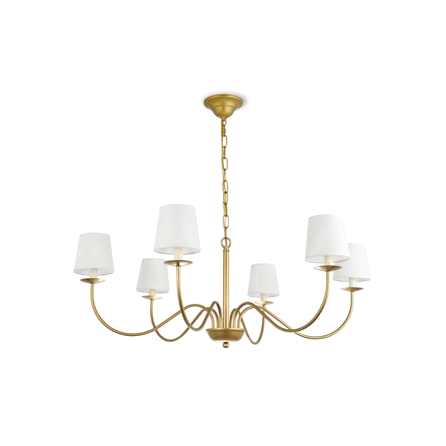 Eclipse Chandelier - Modern Crystal Ceiling Light Fixture for Dining Room, Living Room & Bedroom | Elegant Home Decor Lighting