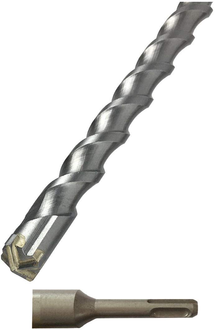 SDS Plus Masonry Drill Bit - 20 x 800 mm with 4 Cross Cutting Edges for Concrete & Hammer Drilling - Perfect for Construction, Renovation & DIY Projects
