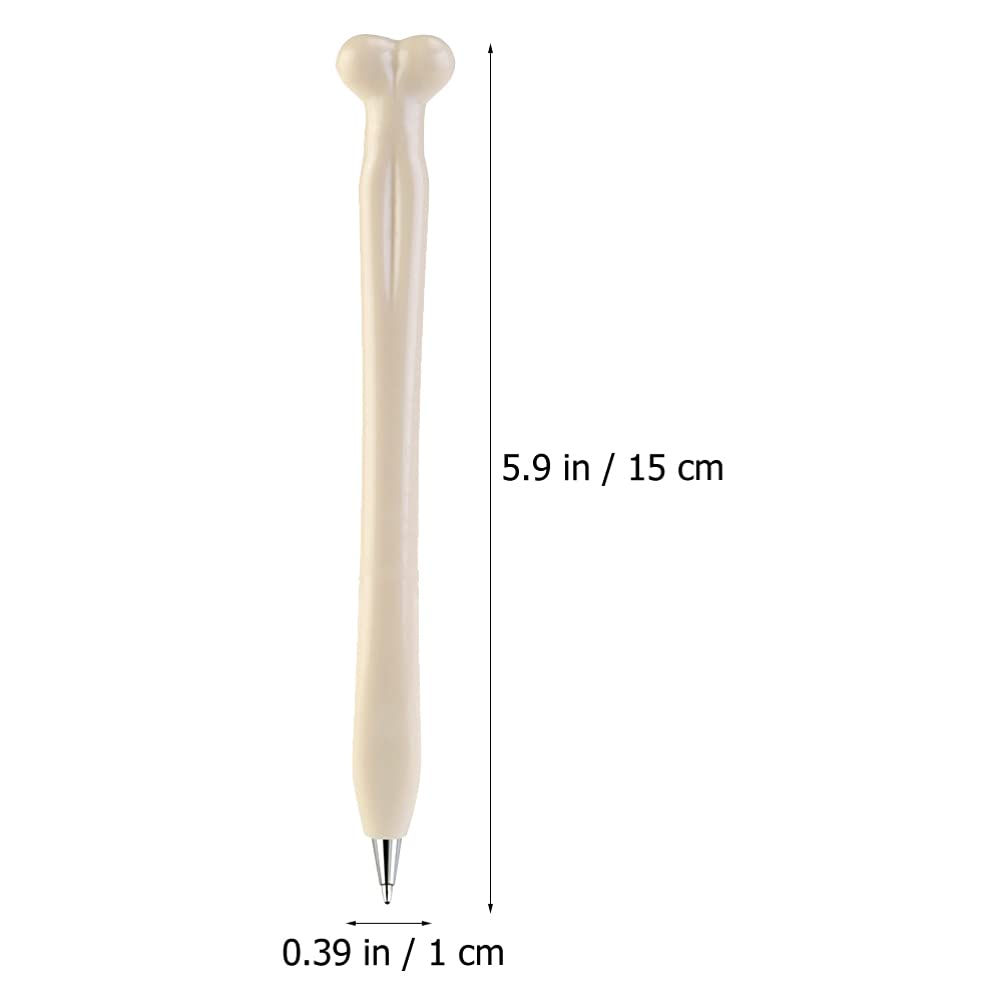 Cabilock 15pcs Halloween Skull Ballpoint Pens Set - Creative Bone Design Writing Pens for Students, Office & School Supplies - Perfect for Spooky Season, Gift Giving & Halloween Party Favors