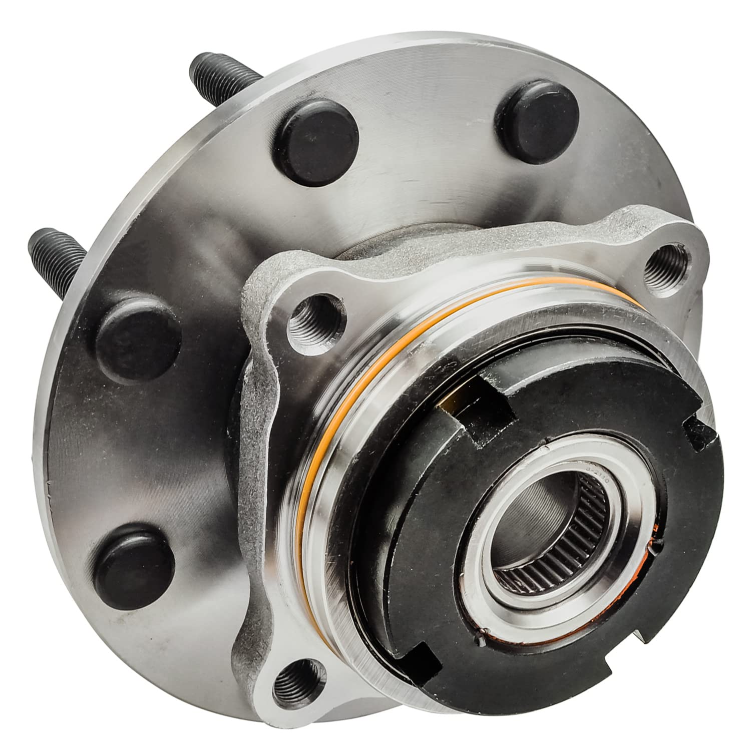 Detroit Axle Front Wheel Bearing Hub Assembly Set for 1999 Ford F-250 F-350 Super Duty - 2 Wheel Bearings & Hubs Replacement - Perfect for Off-Roading, Towing & Heavy-Duty Truck Maintenance