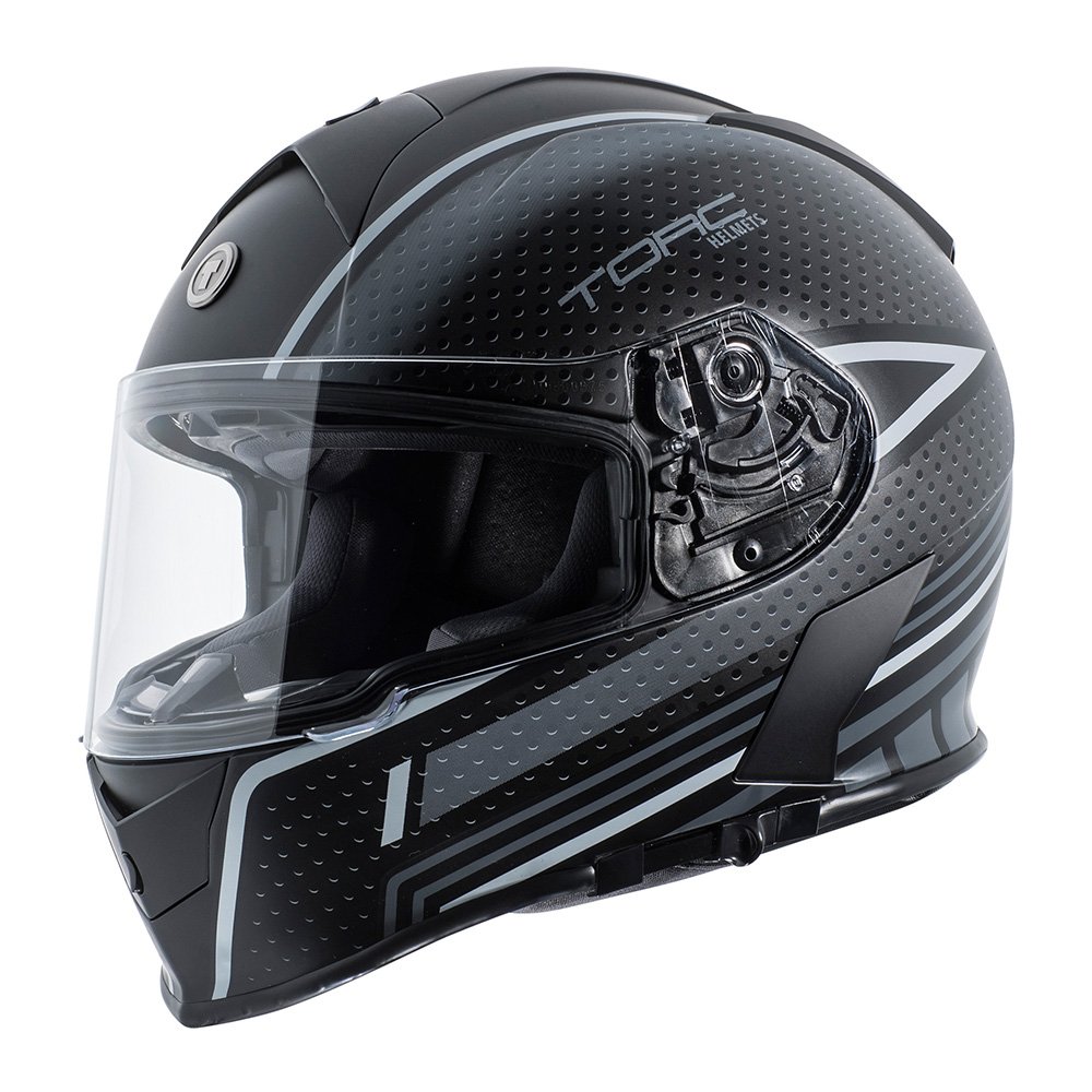 TORC Men's Full Face Motorcycle Helmet - DOT Certified, Lightweight & Ventilated for Safety & Comfort - Perfect for Street Bikes, Cruisers & Off-Road Riding