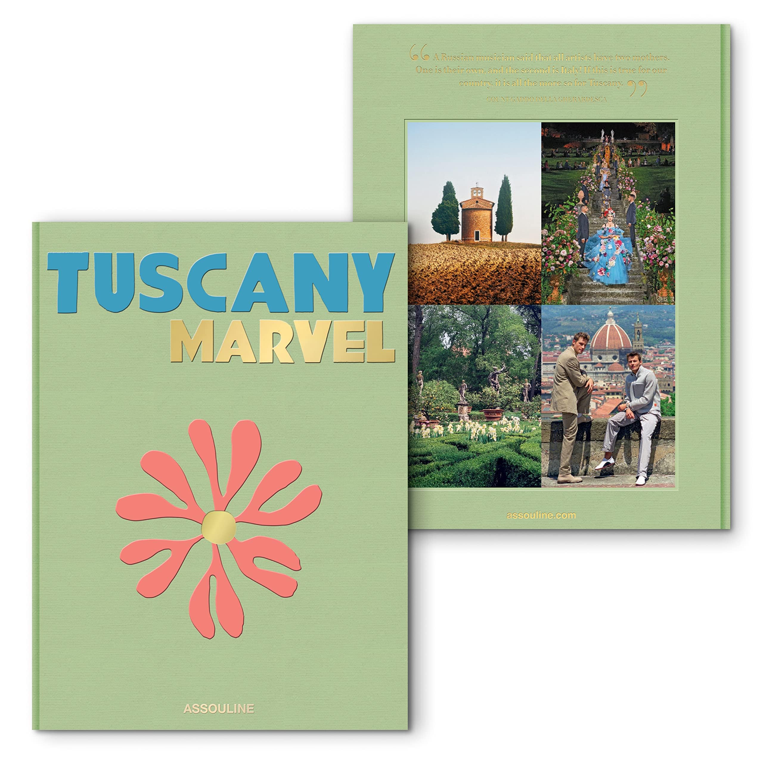 Tuscany Marvel - Assouline Luxury Coffee Table Book | Italian Travel & Home Decor Inspiration | Perfect for Living Rooms, Offices & Gift Giving