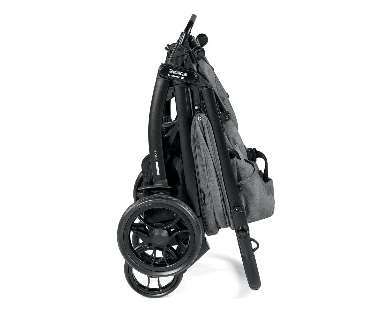 Peg Perego Booklet 50 Travel System Stroller - Lightweight Compact Baby Stroller with Car Seat | Perfect for Travel, Shopping & Daily Use