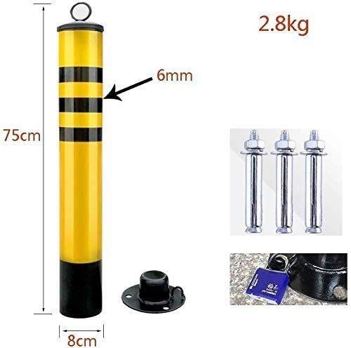 Heavy Duty Parking Lock - Anti-Theft Garage Parking Barrier with Thick Crash Pile for Securing Parking Spaces | Ideal for Residential Driveways, Commercial Lots & Public Parking Areas