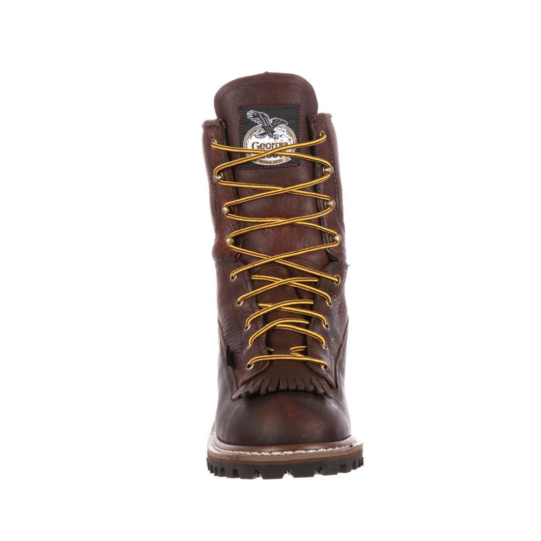 Best Steel Toe Waterproof Logger Boots for Men - Heavy Duty Work Boots with Slip Resistance & Comfort - Ideal for Construction, Hiking & Outdoor Work
