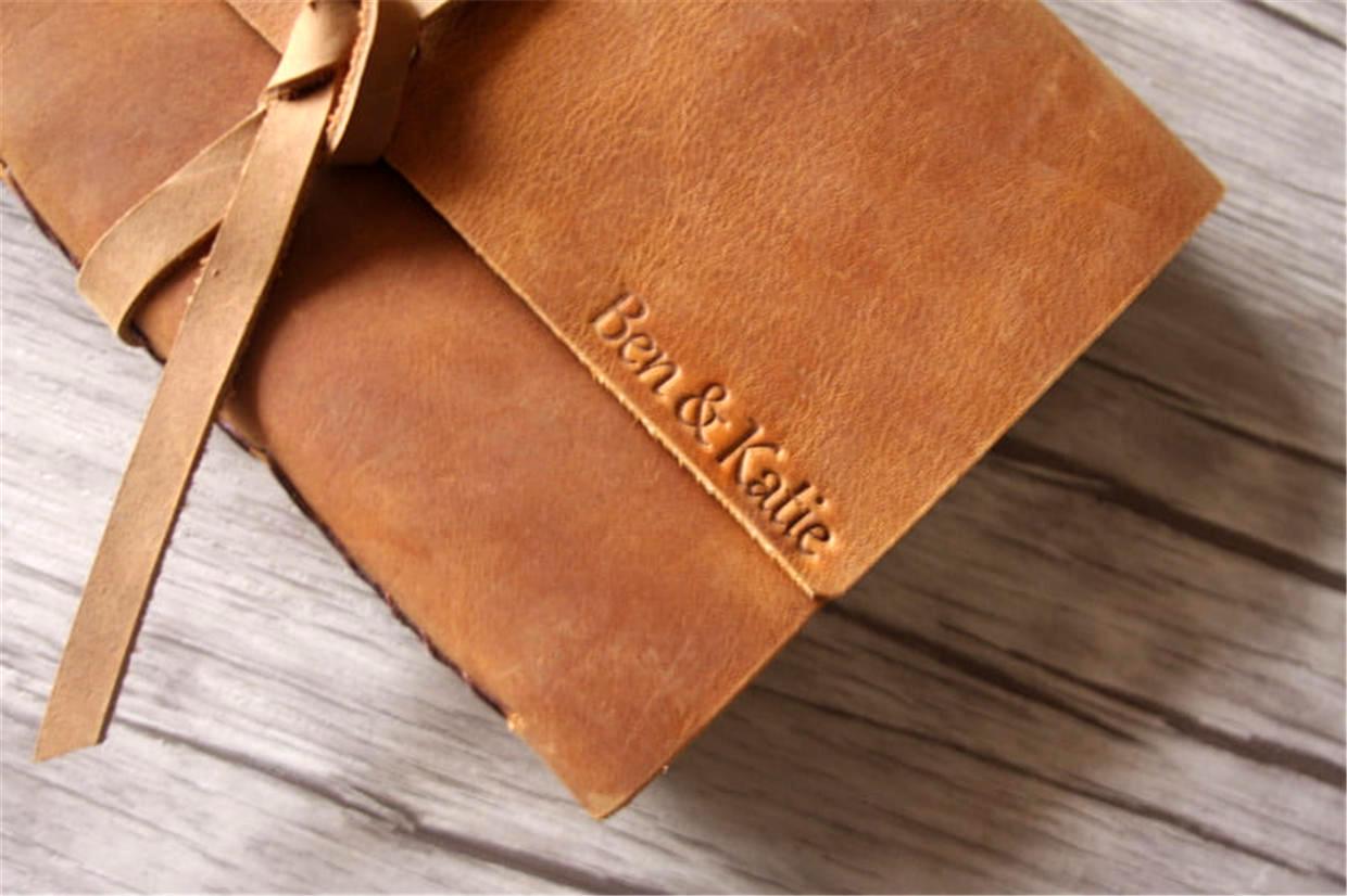 Distressed Engraved Leather Notebook A5 - Handmade Vintage Journal for Writing, Sketching & Note Taking - Perfect Gift for Writers, Artists & Professionals