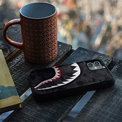 Skinit Decal Skin for OtterBox Defender iPhone 11 Case - Officially Licensed Shark Teeth Grey Street Camo Design | Protective Cover for Everyday Use & Outdoor Activities