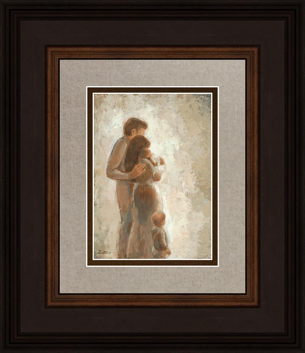 Family Looking Towards the Light - Inspirational Wall Art for Home Decor | Motivational Canvas Print for Living Room, Bedroom & Office | Perfect Gift for Family & Friends