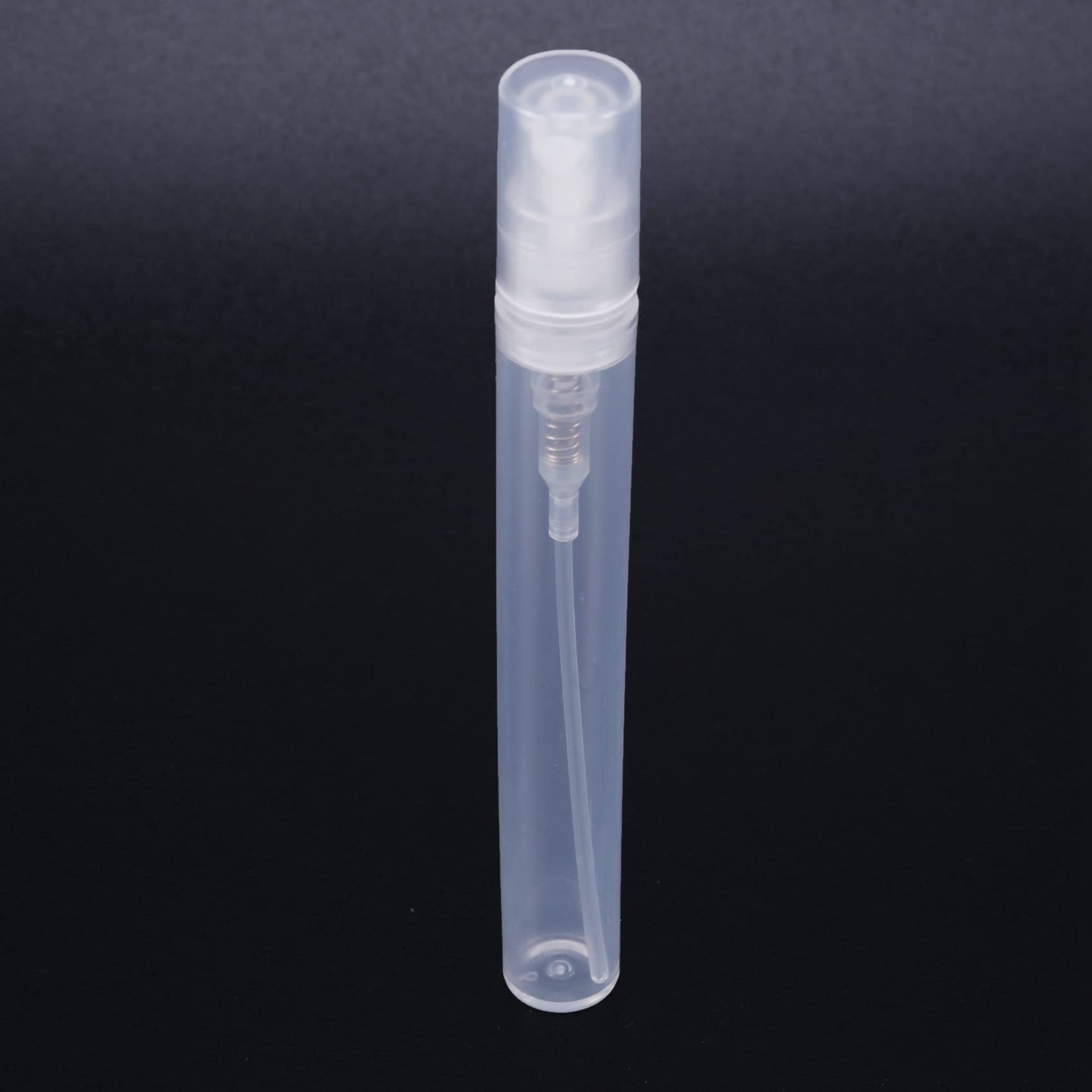 Barabesty 50Pcs 5Ml Empty Clear Plastic Perfume Atomizer Bottles - Refillable Travel Size Sprayer for Fragrance, Essential Oils & Cosmetics - Perfect for Travel, Gym, Purse & Sample Distribution