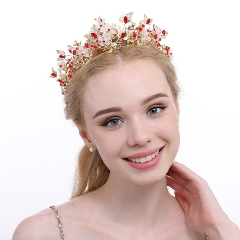 Wholesale Multiple Colors Bridal Tiara (SG1419) - Perfect for Weddings, Prom, Pageants & Special Occasions