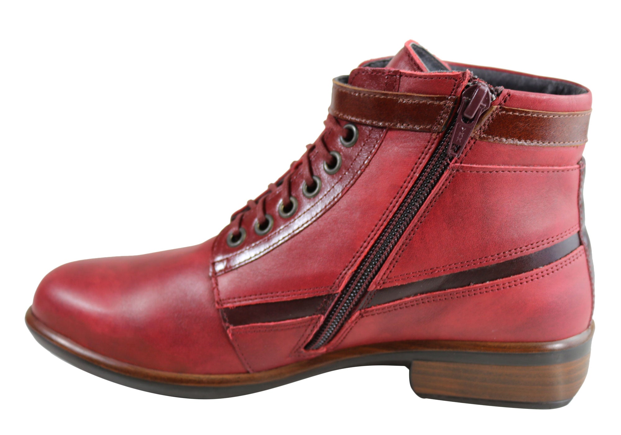 Naot Kona Women's Leather Comfortable Supportive Lace-Up Ankle Boots - Perfect for Walking, Travel & Everyday Wear