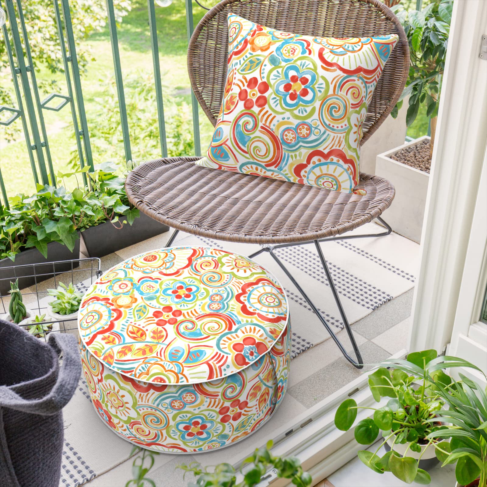 Inflatable Ottoman Stool 21